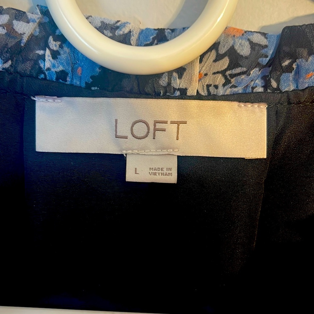 Large Flower print dress from loft